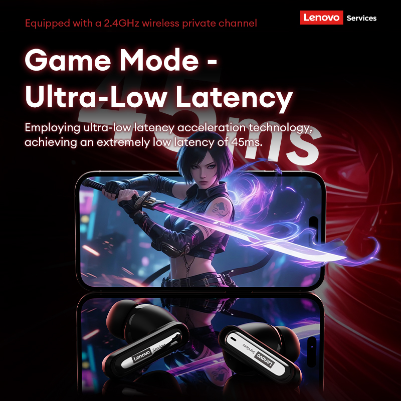 Choice Lenovo Gaming Headset W - Wireless Earbuds Case recension och pris