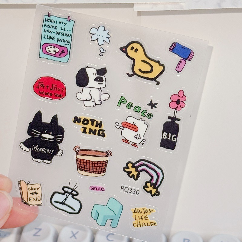 Cute Green Apple Cat Jelly Sti - Phone Accessories Aesthetic recension och pris