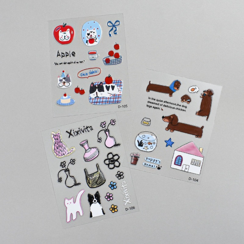 Cute Green Apple Cat Jelly Sti - Phone Accessories Aesthetic recension och pris