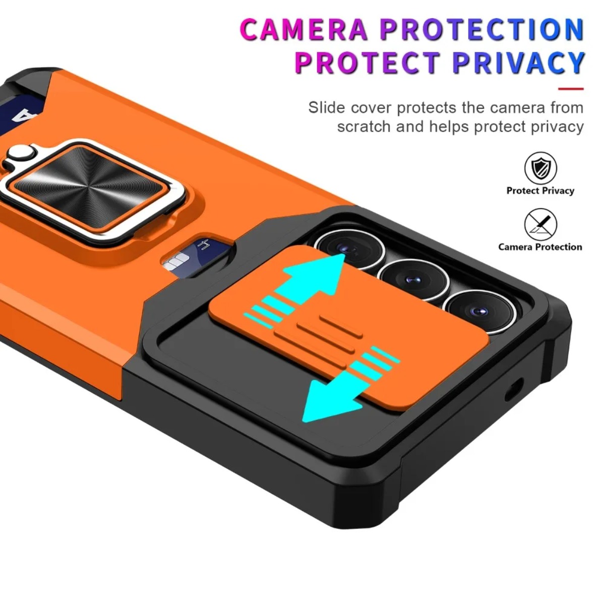 Card Slot Ring Holder Phone Ca - Phone Accessories Popsocket recension och pris