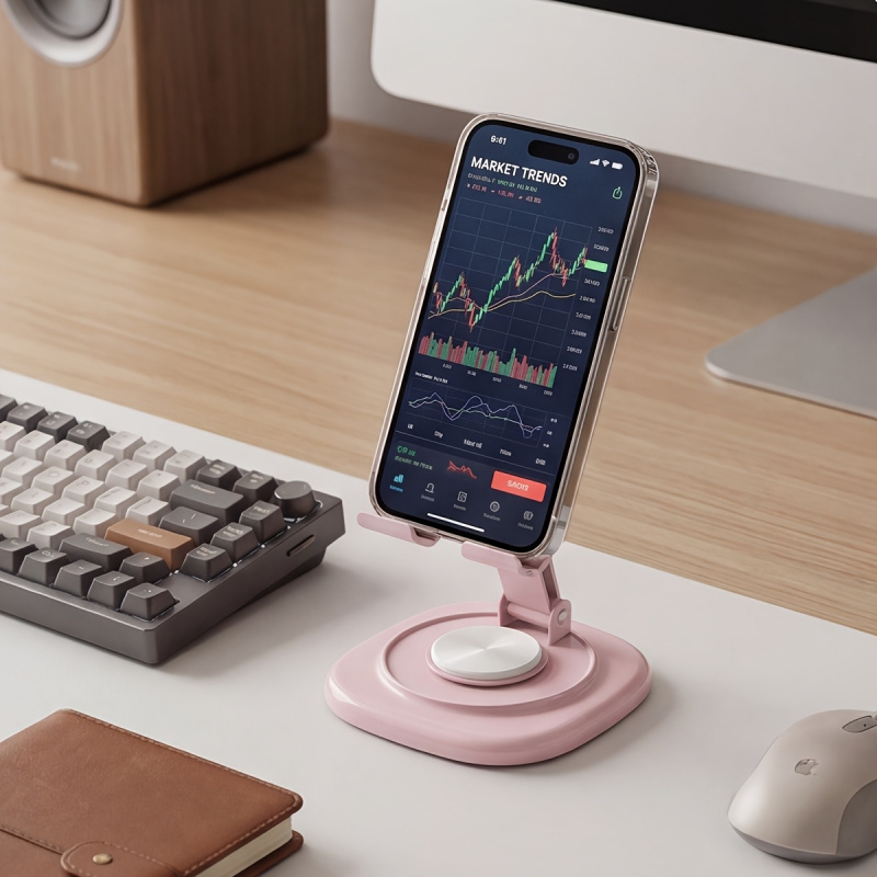 Macaron Desktop Metal Rotating - Desk Phone Stand recension och pris