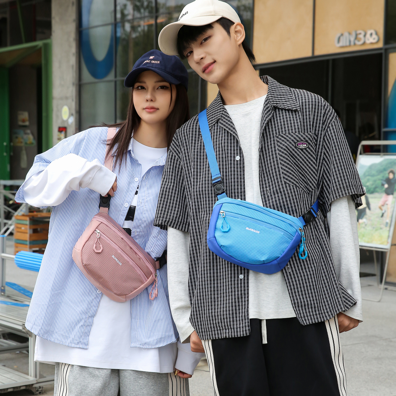 Waist Bag Unisex Nylon Large C - Phone Accessories For Running recension och pris