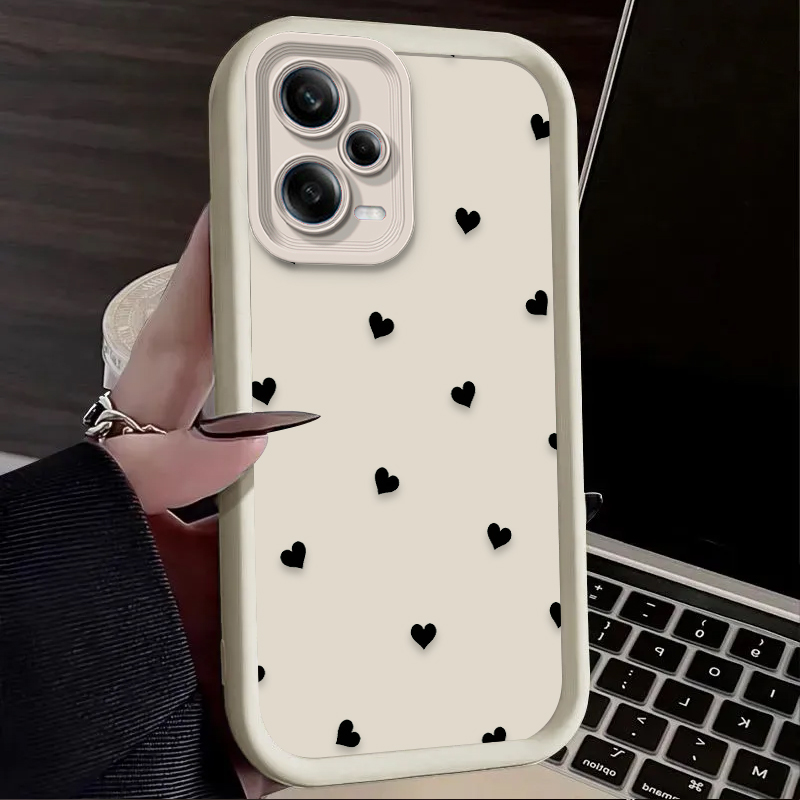 Black Love Heart Bowknot Phone - X Phone Accessories recension och pris