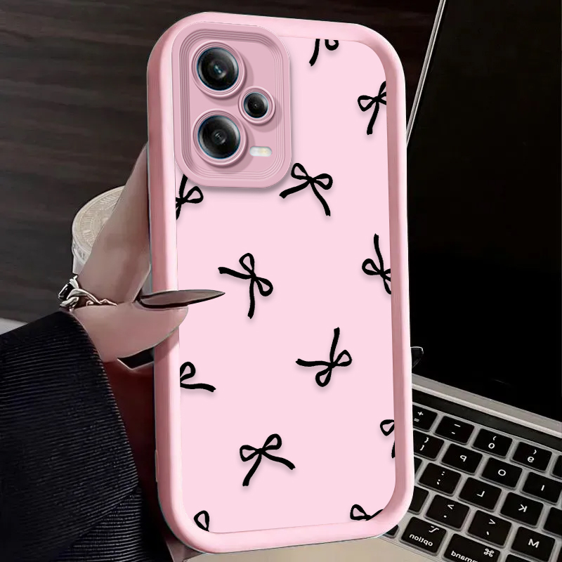 Black Love Heart Bowknot Phone - X Phone Accessories recension och pris