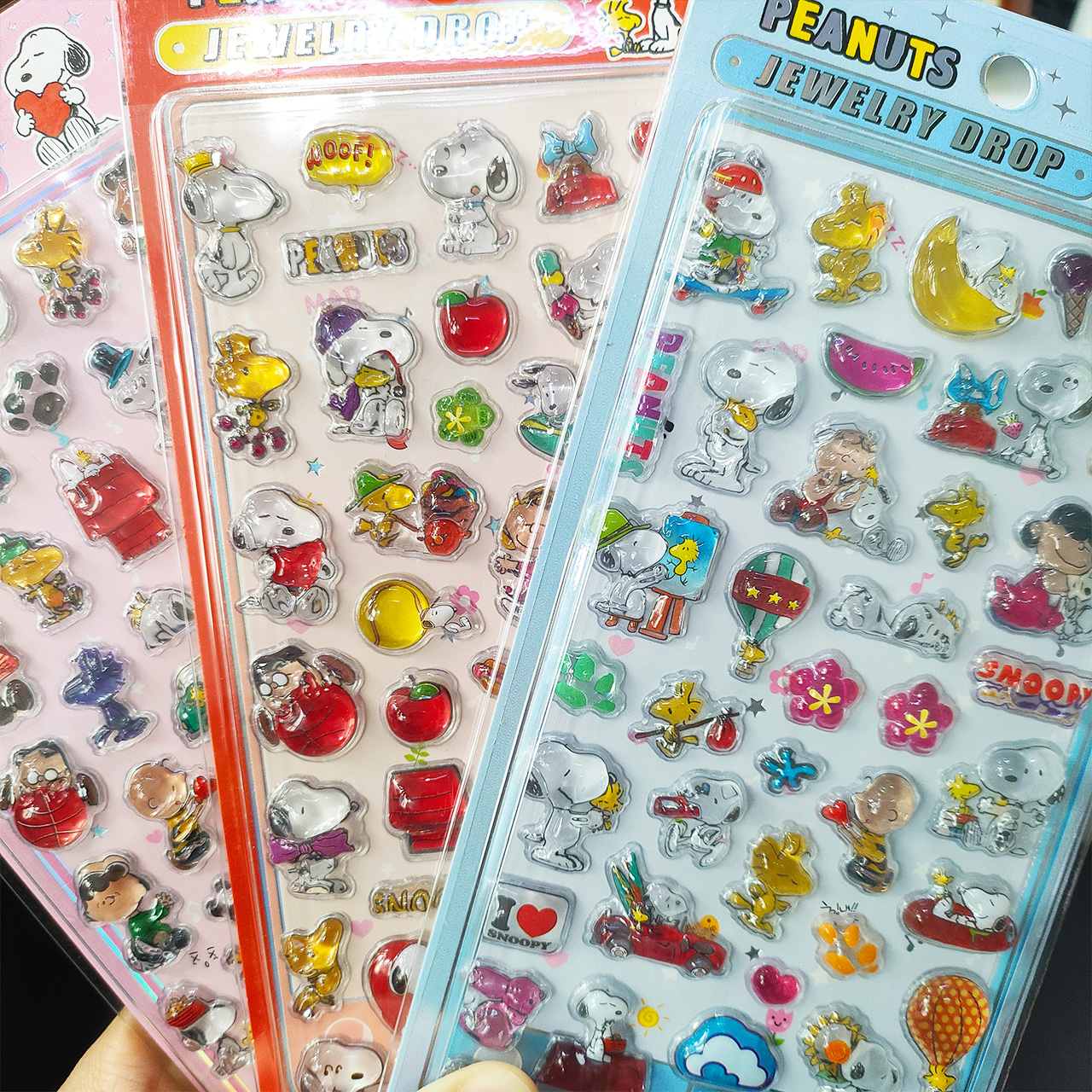 3PCS 3D Relief Snoopy Crystal  - Phone Accessories Aesthetic recension och pris