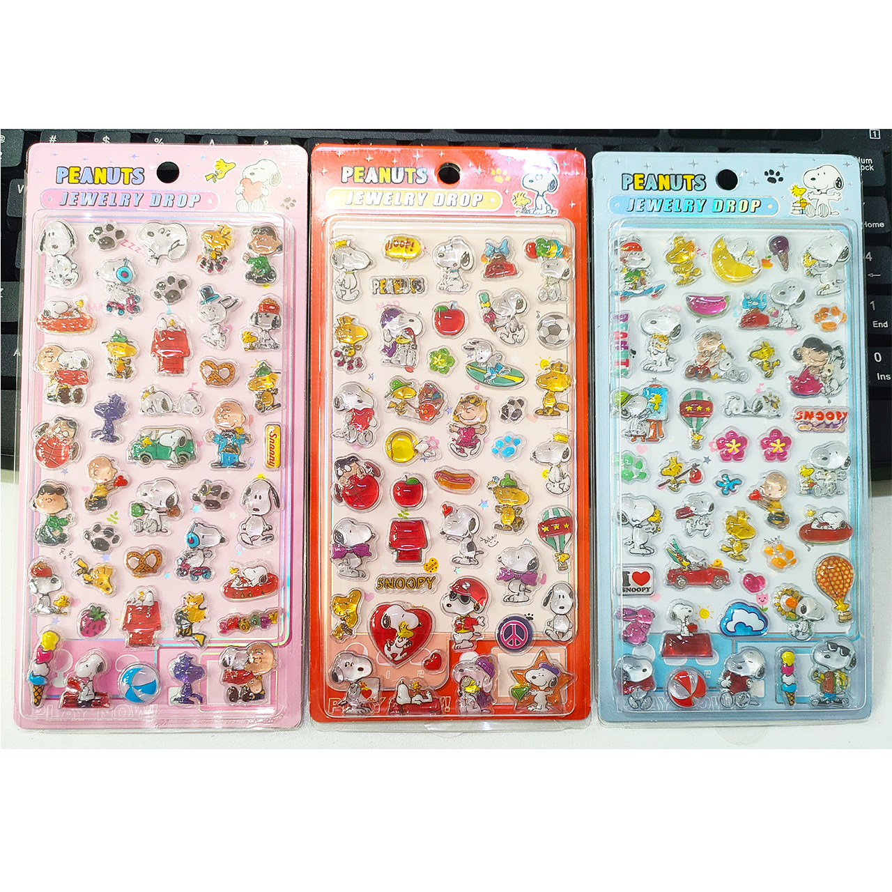 3PCS 3D Relief Snoopy Crystal  - Phone Accessories Aesthetic recension och pris
