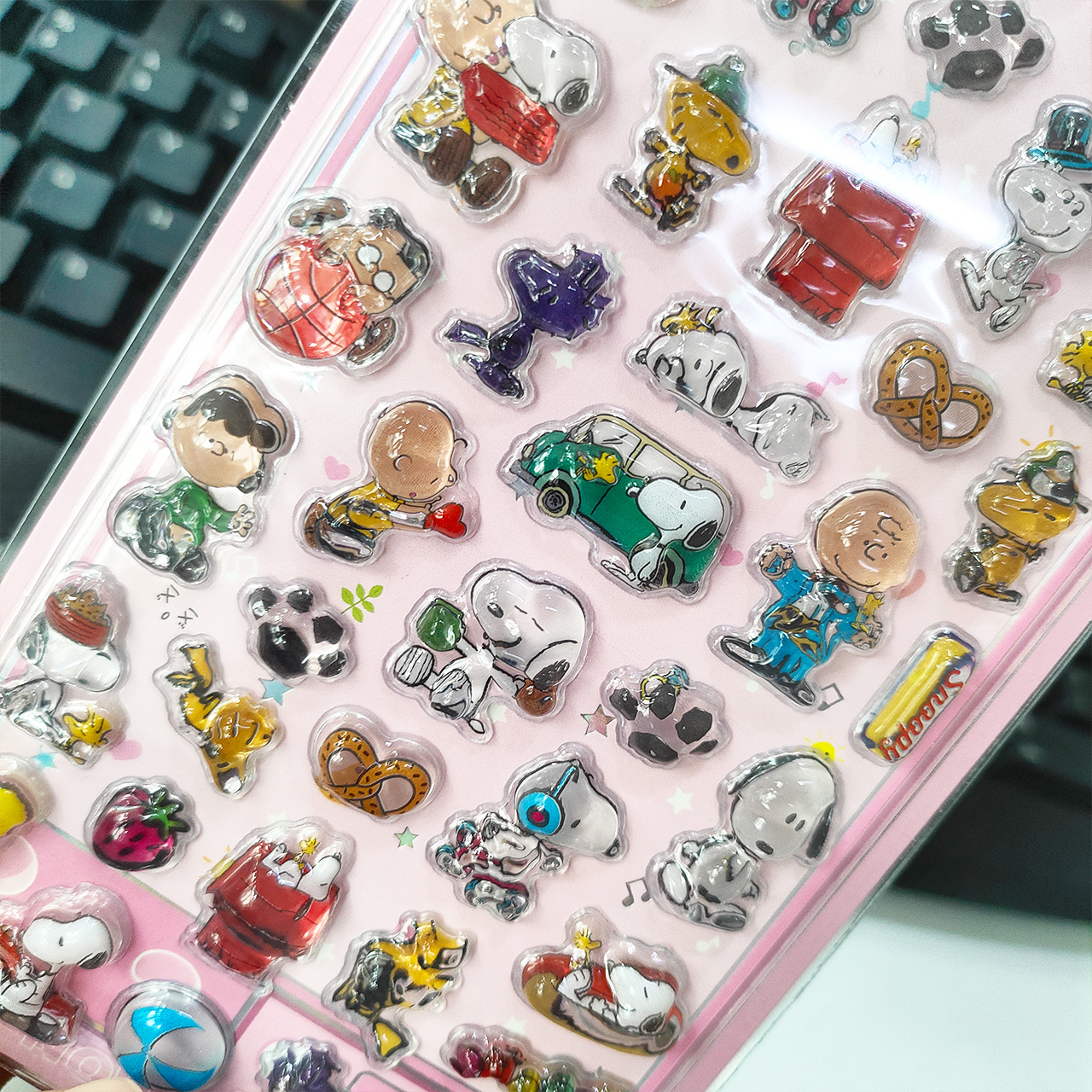 3PCS 3D Relief Snoopy Crystal  - Phone Accessories Aesthetic recension och pris