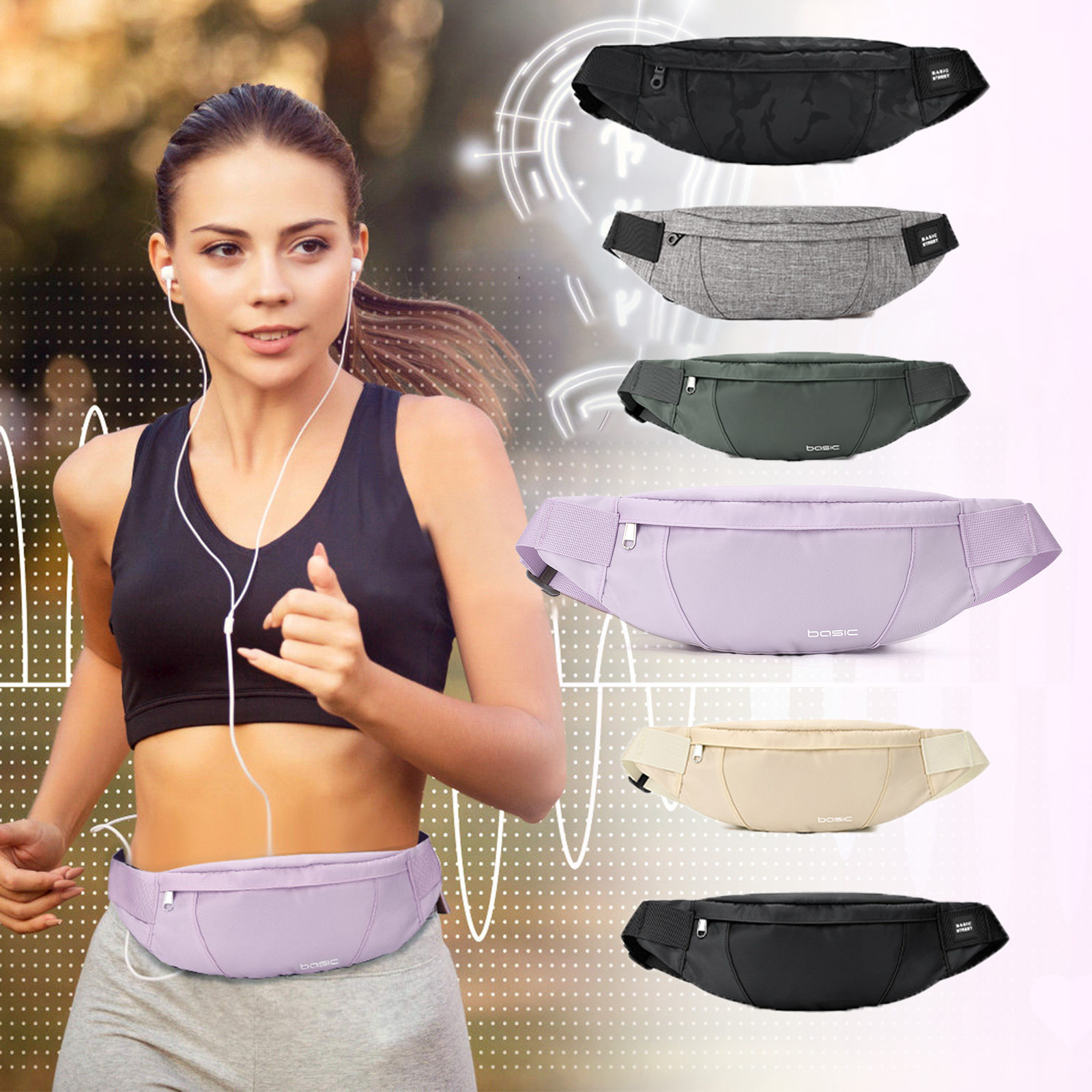 Fashion Running Waist Bag Wate - Phone Accessories For Men recension och pris