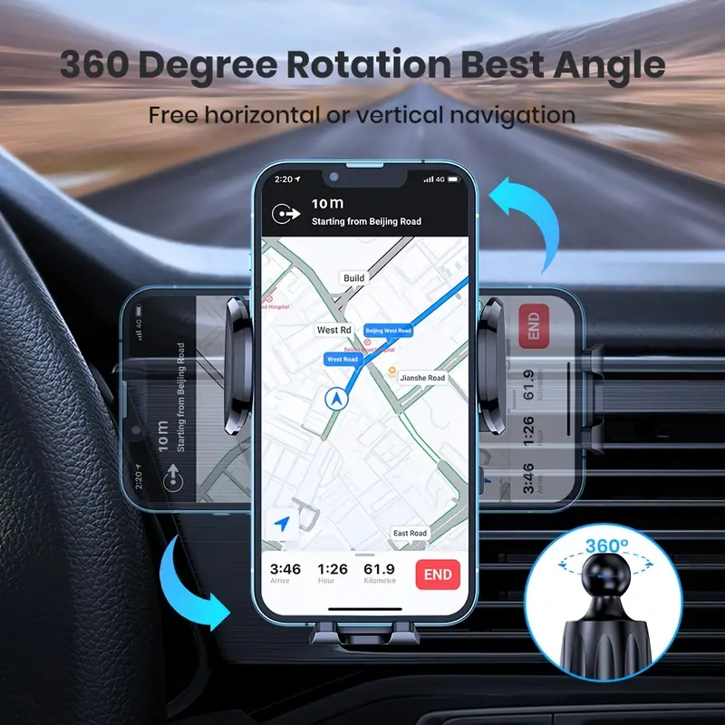 New Car Phone Holder Universal - Phone Accessories For Car recension och pris