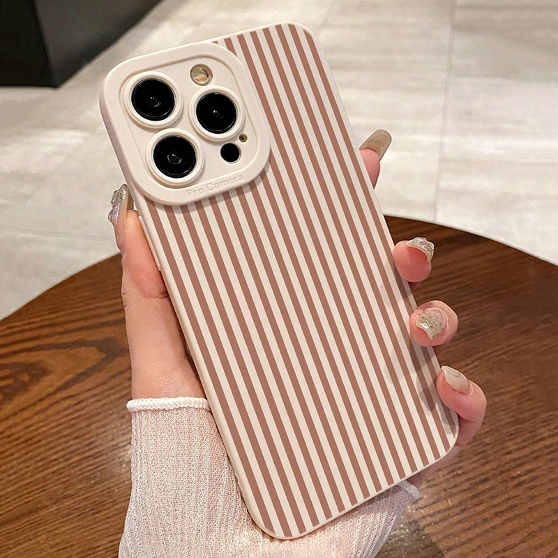 Pink Striped Painted Anti-Drop - X Phone Accessories recension och pris