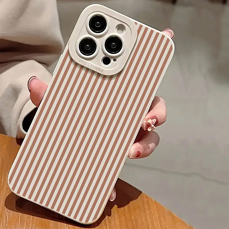 Pink Striped Painted Anti-Drop - X Phone Accessories recension och pris