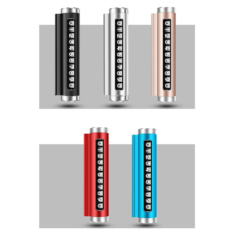 Metal Car Temporary Parking Ca - Phone Accessories For Car recension och pris