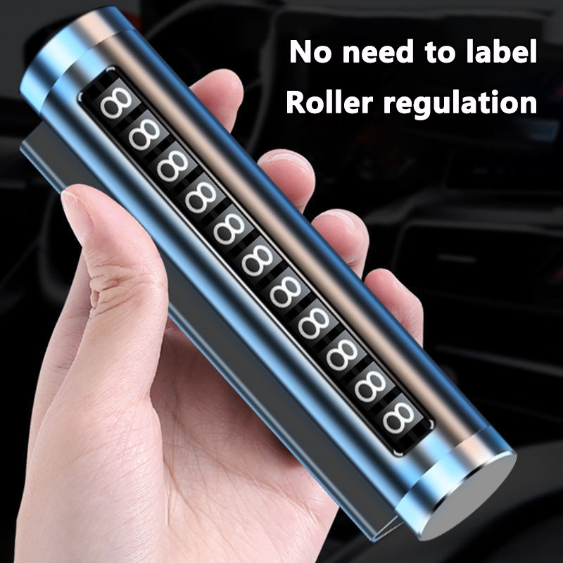 Metal Car Temporary Parking Ca - Phone Accessories For Car recension och pris